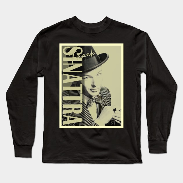 Smooth Details - Frank Sinatra Long Sleeve T-Shirt by Gainy Rainy